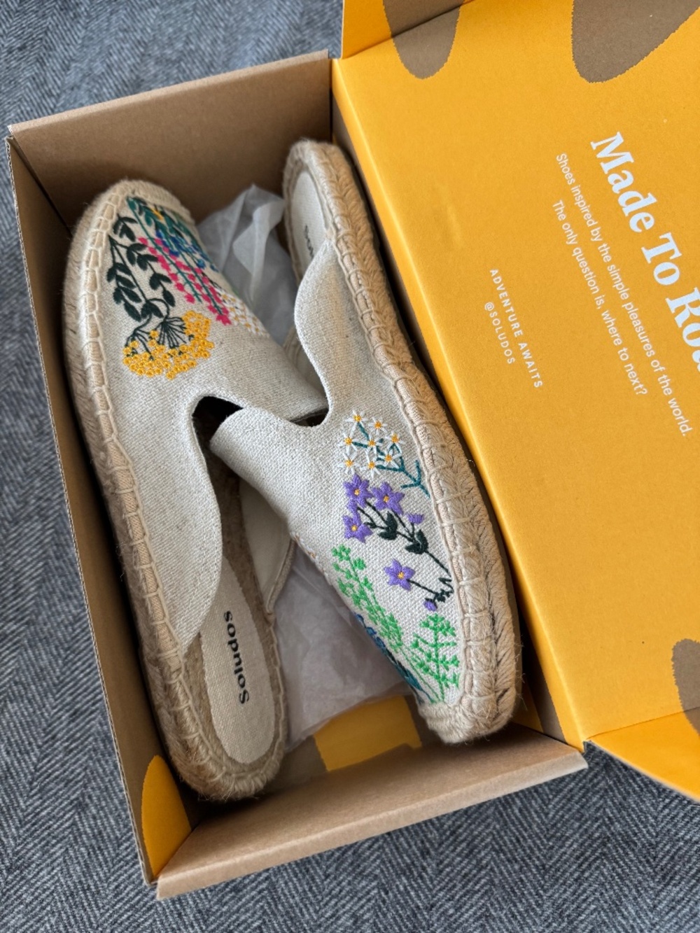 NWT SOLUDOS SMOKING MULE ESPADRILLES - Picture 11 of 11